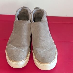 Toms Women's Paxton Ankle Boots Size 9.5 Cobblestone Suede Shoes